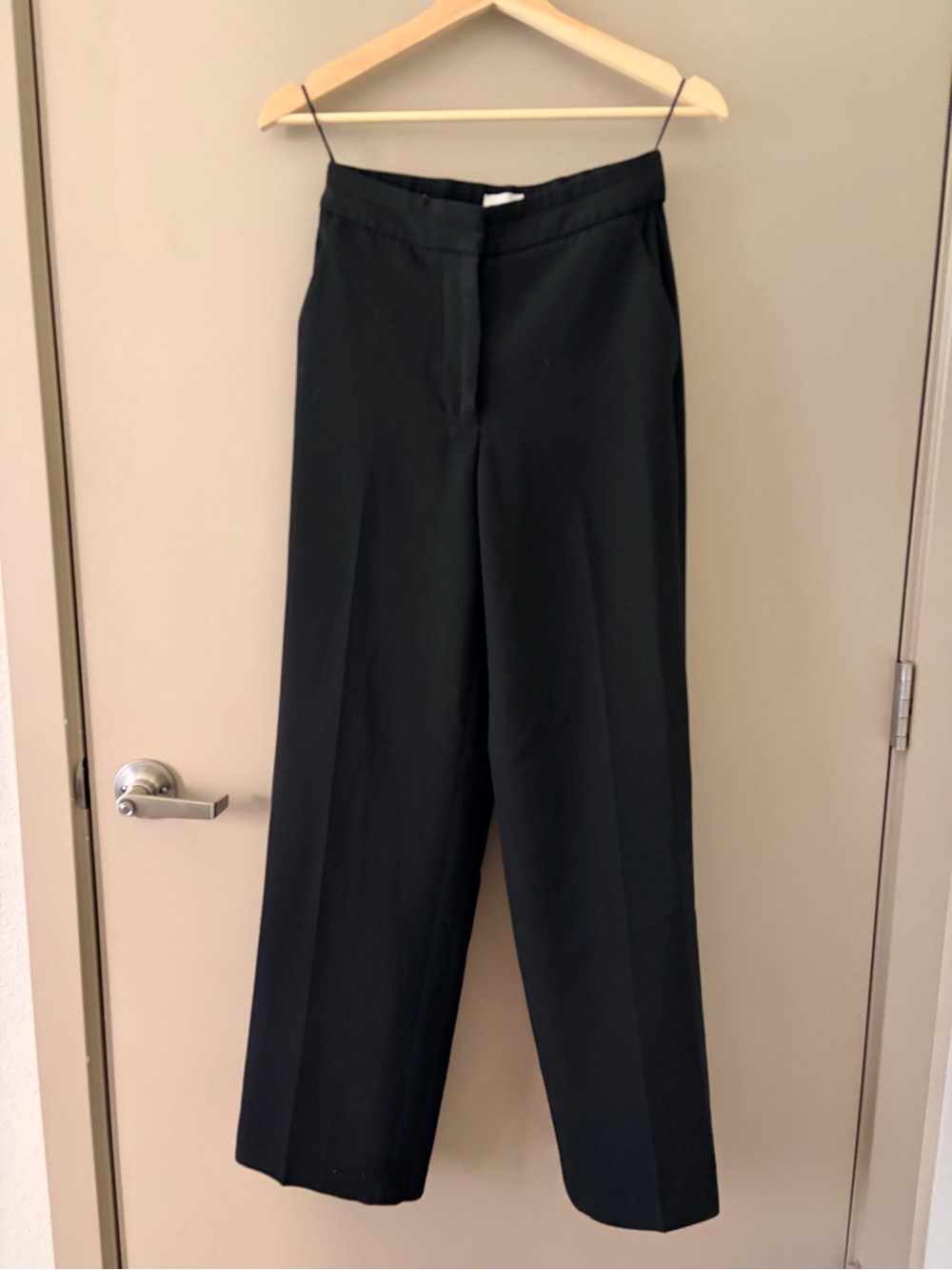 Wilfred Black Wide-Leg Trousers